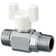 オンダ製作所　AE2-20M　ボールバルブ　R3/4×R3/4　メッキ付