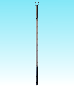 棒状温度計 サーモ220 青60℃真鍮ケース入り