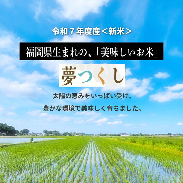 楽天市場】【新米 すぐ発送 玄米 5Kg 新鮮 旬】 令和7年 夢つくし 人気 