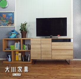 テレビボード ローボード 幅120cm 高さ70 奥行45cm テレビ台 完成品 50インチ対応 TV台 おしゃれ インスタ映え 北欧 ナチュラル ブラウン TVボード 収納 キャビネット 大川家具 リビングボード カントリー モダン ウォールナット調 格安 特価 人気商品