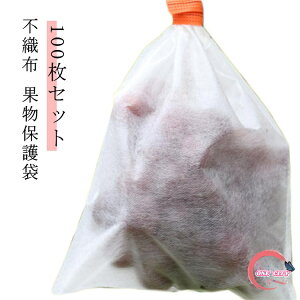 フルーツネット 防虫 フルーツネット 野菜 100枚セット 不織布 保護 園芸ネット 果物袋 果物保護ネット ネット ネット 果物保護袋 防虫 保護ネット 鳥よけ網 果実 巾着袋 防鳥 園芸用品 ガー