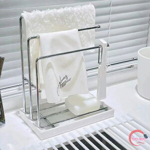 水切りぞうきんハンガー、食器洗浄用クロスハンガー、キッチンラック、多機能収納ラック、タオルハンガー、スチール製、丈夫、防水・防錆、簡単に水を切ることができ、早く乾燥します