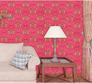 ダマスク柄 壁紙 45cm*10m シール壁紙 壁紙シート はがせる壁紙 ウォールペーパー リフォーム DIY 丈夫 シールタイプ マスキングテープ はがせる 剥がせる インテリア 装飾シート デザイ