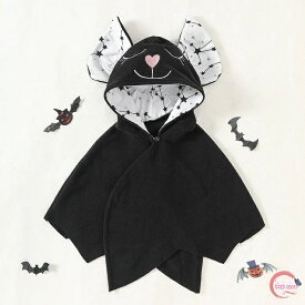 ハロウィン コスプレ 衣装 キッズ コウモリ おばけ ポンチョ マント コスプレ 仮装 ベビー 男の子 女の子 衣装 ゴースト 幽霊 子供 新生児 赤ちゃん ベビー服 子供用 コスチューム ハロウィーン衣装