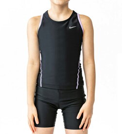 スクール水着 NIKE（ナイキ） SWIM GIRLS セパレーツ はっ水素材 黒×紫 1991063 【メール便発送商品】 pz-stsp01【スーパーセール】