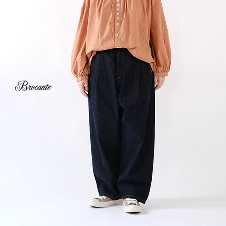 楽天市場】ブロカント Brocante 12ozリングデニム アンプリッセパンツ 