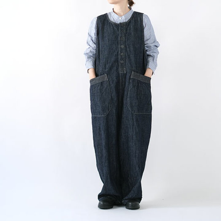 楽天市場】ブロカント Brocante 10ozデニム トラヴァイユ サロペット 
