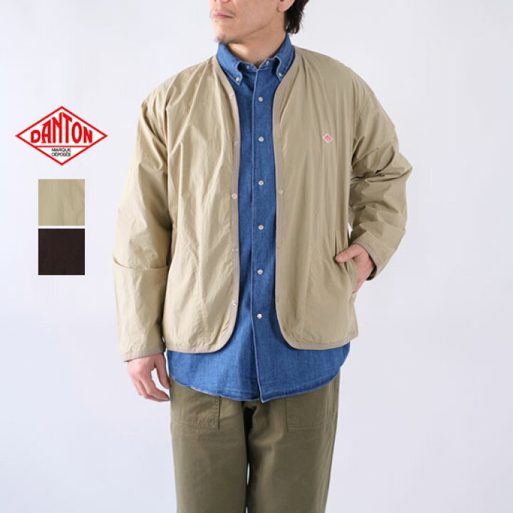 楽天市場】ダントン DANTON メンズ ブロードクロス シャツカーディガン 