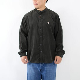 ダントン DANTON メンズ コーデュロイ バンドカラー 長袖シャツ DT-B0291 MCD＊送料無料＊《即日発送》