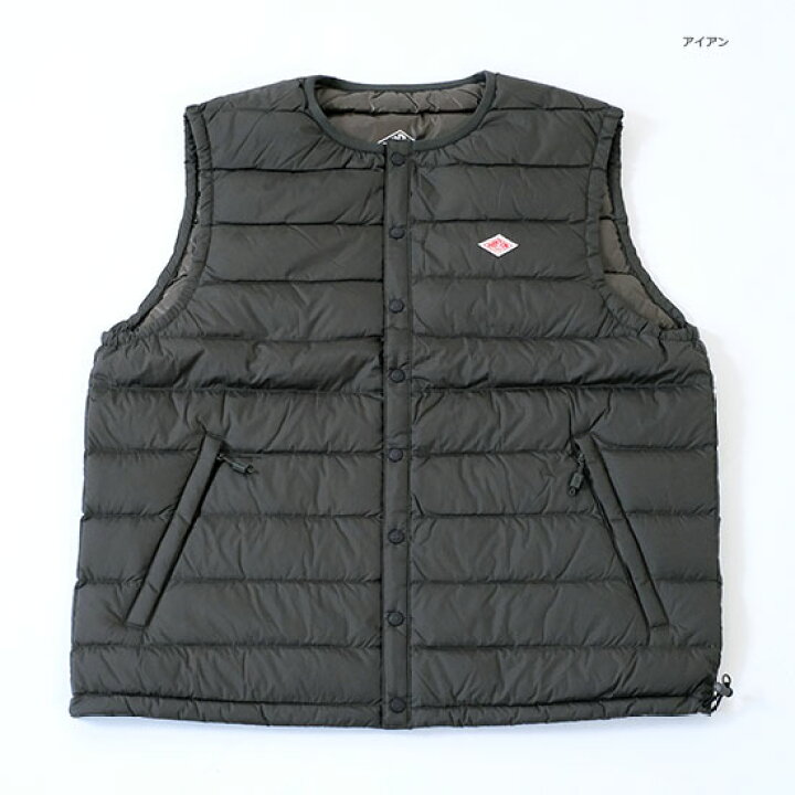 定価1.6万】ダントン DANTON *クルーネックインナーダウンベスト*34 