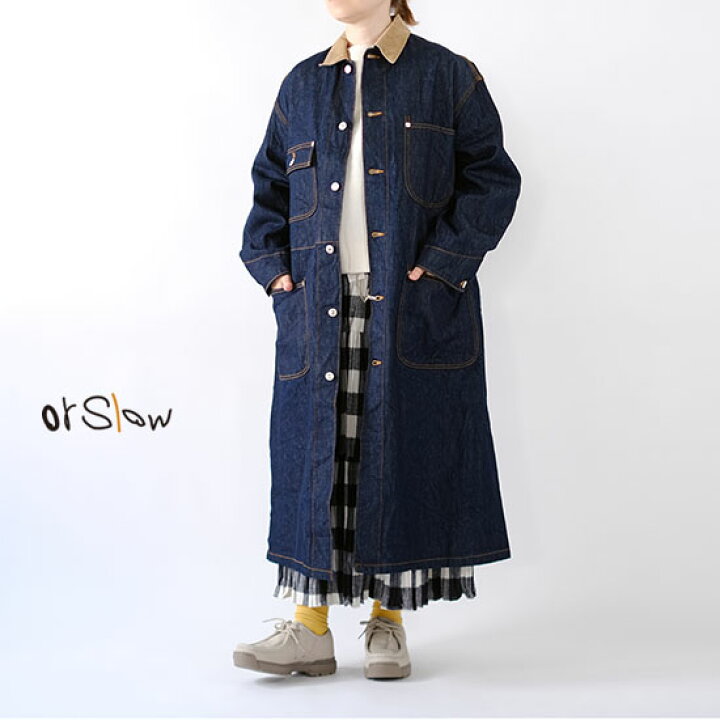 楽天市場】オアスロウ orSlow レディース Loose Fit Denim Coat ルーズ 