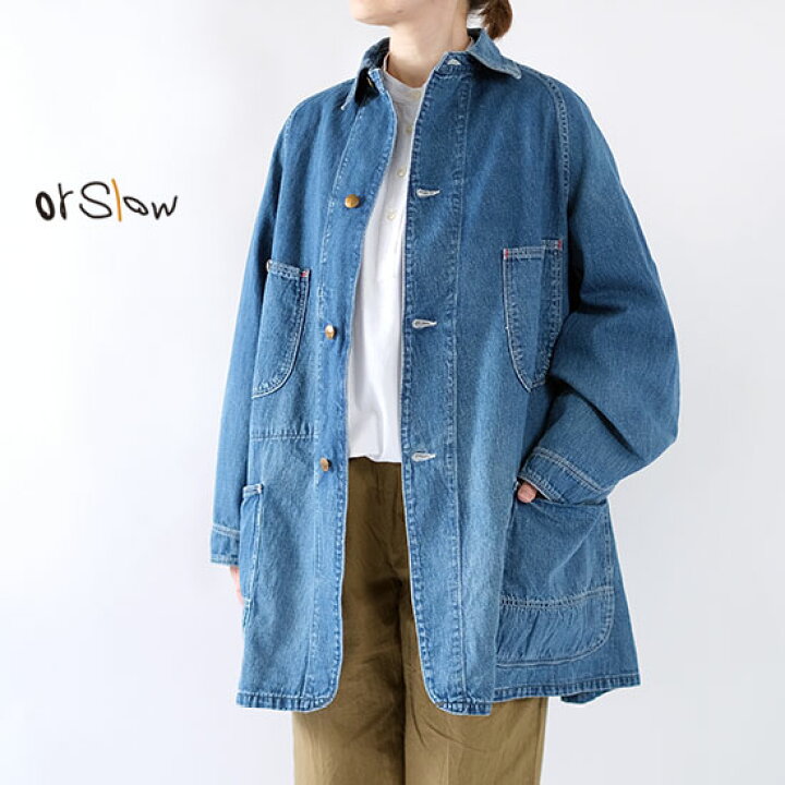 楽天市場】オアスロウ orSlow レディース Loose Fit Denim Coverall 