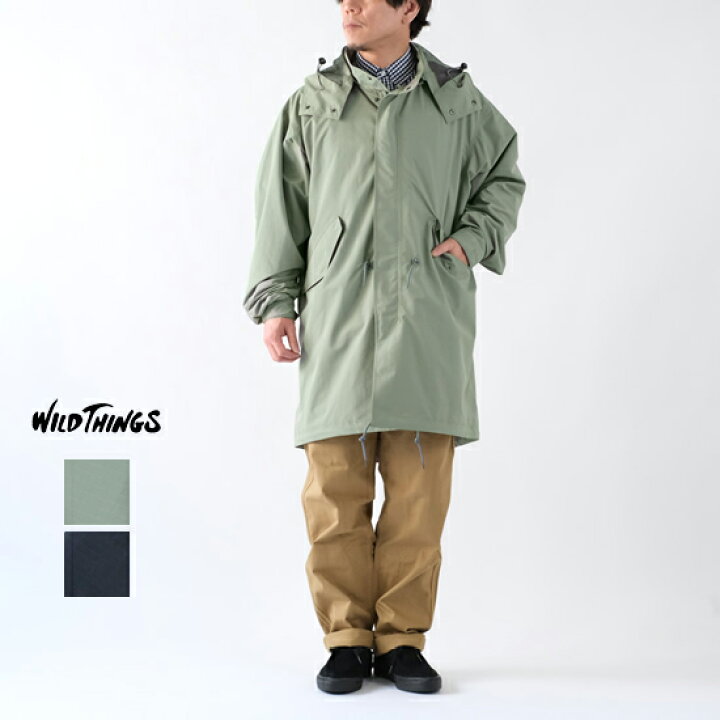 楽天市場】WILD THINGS ワイルドシングス メンズ DICROS-RIPFIELDPARKA 
