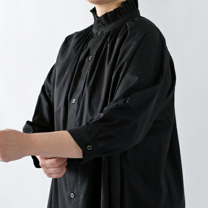 楽天市場】Honnete オネット ハーフスリーブ フリルカラー ワンピース 