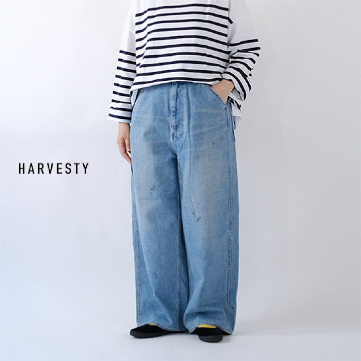 楽天市場】ハーベスティ HARVESTY ビッグペインターパンツ ユーズド 