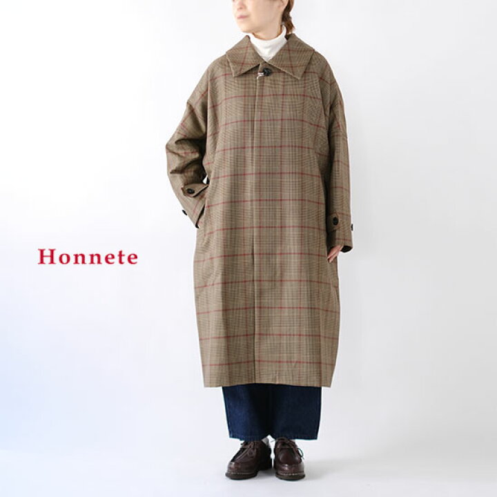 楽天市場】オネット Honnete ニュー ラウンドカラー コート NEW ROUND 