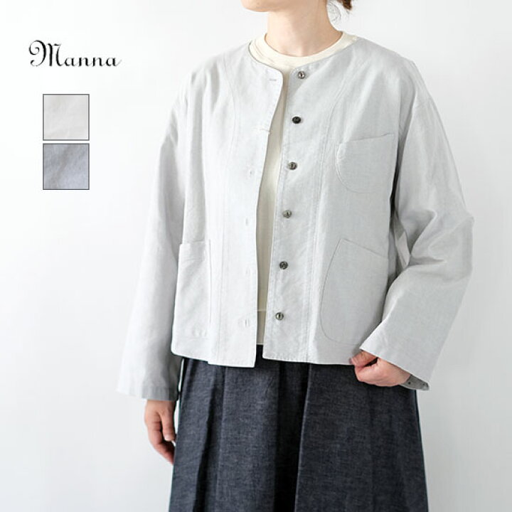 楽天市場】マンナ Manna オックスシャンブレーシャツジャケット 245044  
