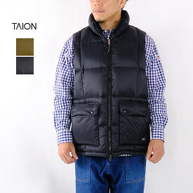 タイオン TAION メンズ マウンテン パッカブル ボリュームダウンベスト 002VZMT＊送料無料＊《即日発送》