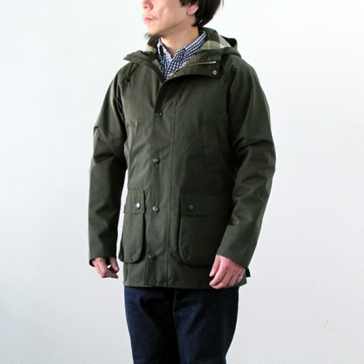 楽天市場】Barbour バブアー メンズ フーデッドビデイル SL 2レイヤー 