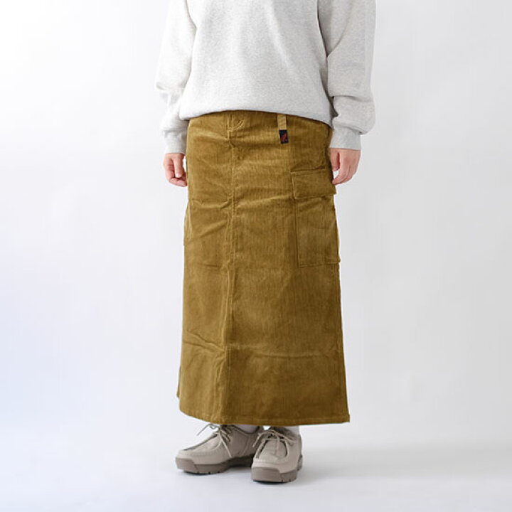 楽天市場】グラミチ Gramicci レディース CORDUROY LONG CARGO SKIRT  
