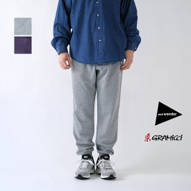 グラミチ×アンド ワンダー Gramicci×and wander メンズ SWEAT PANT スウェットパンツ GUP4-S3005-M＊送料無料＊《即日発送》 【あす楽対応】