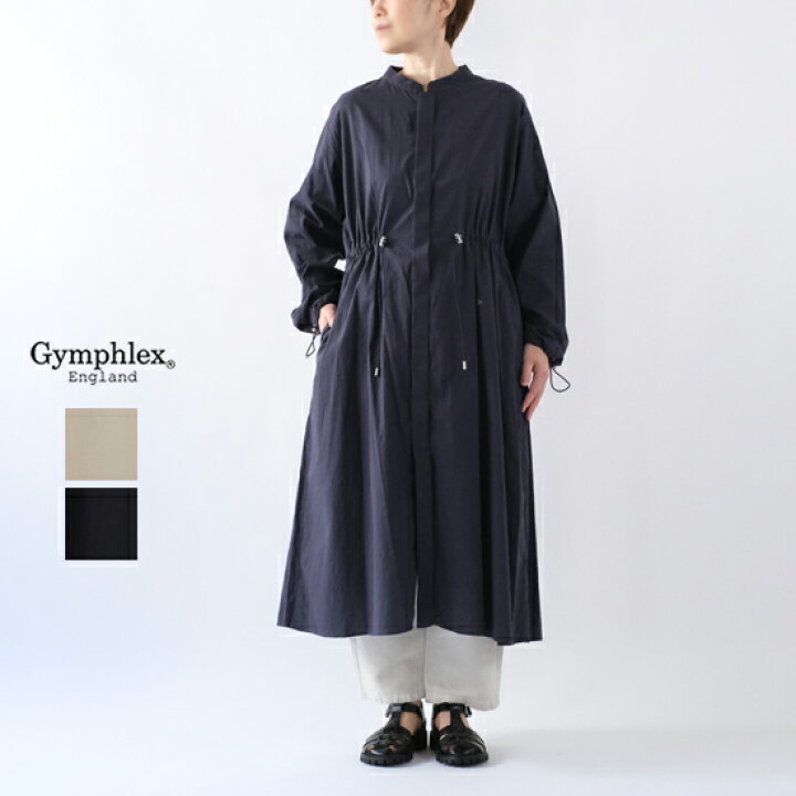 楽天市場】Gymphlex ジムフレックス バンドカラーシャツワンピース GY 