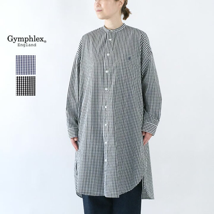 楽天市場】ジムフレックス Gymphlex ギンガムチェック バンドカラー 