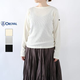 最終プライス♪ファイナルセール!SALE!40%OFF!! オーシバル オーチバル ORCIVAL レディース ボートネック リブ長袖プルオーバー OR-C0286 MOR＊送料無料＊《即日発送》【YDKG-ms】【smtb-MS】【返品不可】