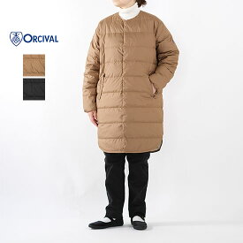オーシバル ORCIVAL レディース ライトダウン コート OR-A0602 DPR オーチバル ロング＊送料無料＊《即日発送》