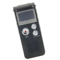 ボイスレコーダー ICレコーダー 内蔵メモリ8GB 長時間録音 スピーカー内蔵でその場で確認できます MP3/WM…