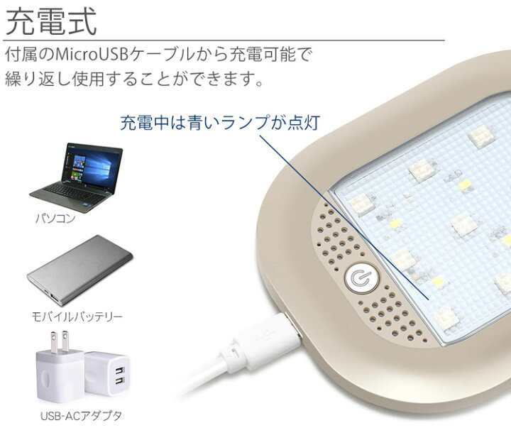 楽天市場 Led ルームランプ Ledライト 室内灯 マグネット 取り外し カラー切り替え グラデーション 充電式 室内照明 車 階段 廊下 小型 Pr Roomled One Daze