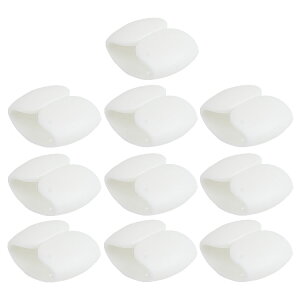 ケーブルクリップ ケーブルホルダー 10個セット 整理整頓 ケーブル コード 片付け 簡単取付 小型 軽量 コンパクト 配線 ケーブル 結束 イヤホンクリップ デスク整理 PR-CODEHOL32-10ST