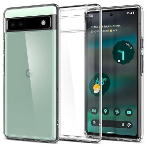 Spigen Pixel6a �P�[�X �N���A TPU �o���p�[�P�[�X 2�d�\�� �ČRMIL�K�i�擾 �ϏՌ� ���菝�h�~ ��