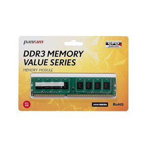 �V�[�E�G�t�E�f�[�̔� CFD�̔� Panram �f�X�N�g�b�vPC�p ������ DDR3-1600(PC3-12800) 8GB×1�� 240pin DIMM