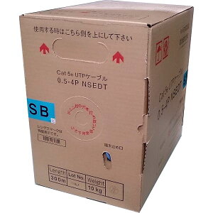 ���{�����@Cat5e�@LAN�P�[�u���i300m�����j�@NSEDT 0.5mm-4P�@��