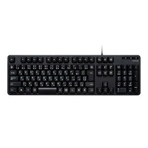 �G���R�� �L�[�{�[�h �L�� �����u���� �t���L�[�{�[�h �u���b�N TK-FCM104XBK