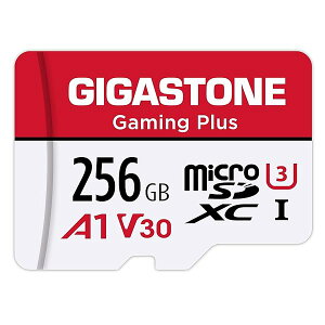 �ySwitch 1��p�z GIGASTONE �}�C�N��sd�J�[�h 256GB Gaming Plus microSDXC UHS-I A1 V30 U3 V30 C10 �]�����x 100 M