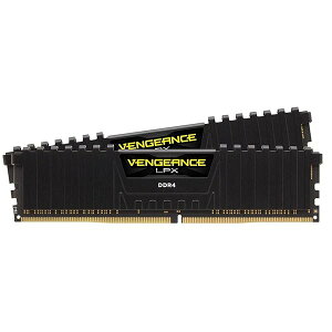 Corsair DDR4-3200MHz �f�X�N�g�b�vPC�p ������ VENGANCE RGB�V���[�Y 16GB [8GB×2��] �u���b�N CMK16GX4M2E3200