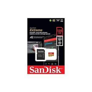 microSDXC 128GB SanDisk �T���f�B�X�N Extreme UHS-1 U3 V30 4K Ultra HD A2�Ή�