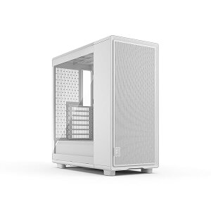 Fractal Design Epoch White TG Clear tint �~�h���^���[�^PC�P�[�X �����K���X�p�l�� �z���C�g FD-C-EPO1A-03