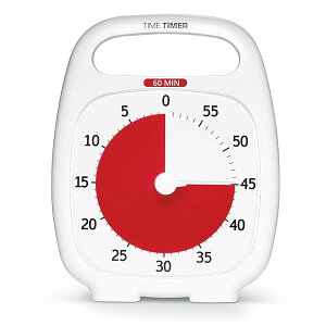 �^�C���^�C�}�[(TIME TIMER) �׋��^�C�}�[ 60�� �v���X �n���h���t�� �z���C�g�w�K�A���[�� TTP7-W