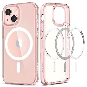 Spigen iPhone13Mini�P�[�X MagSafe �}�O�l�b�g���� �ϏՌ� �ČRMIL�K�i�擾 2�d�\�� ���菝�h�~ �}�O