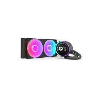 NZXT Kraken Elite 240 RGB v2 Black �ȈՐ���CPU�N�[���[ RL-KR24E-B2 FN2382