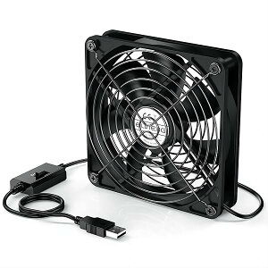ELUTENG USB�t�@�� 12cm ��p�t�@�� ���� 1500RPM USB��@ 5V �É� 3�i�K���� ���^ 7���H�� ������ ��