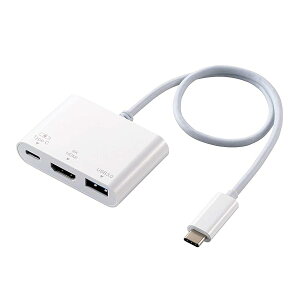 �G���R�� Type-C�h�b�L���O�X�e�[�V���� PD�Ή� �[�d&�f�[�^�]�� Type-C×1 USB3.1(Gen1)×1 HDMI×1 �P�[
