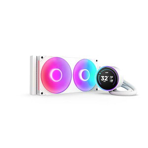 NZXT Kraken Elite 280 RGB v2 White �ȈՐ���CPU�N�[���[ RL-KR28E-W2 FN2385