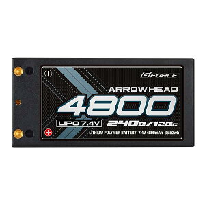 �W�[�t�H�[�X Arrow Head Lipo 7.4V 4800mAh 120C/240C RC�J�[�pLiPo�o�b�e���[ GFG017 ���{���K�i