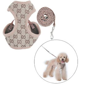 犬ハーネスメッシュ小中型犬ナイロンペ ット胴輪 通気可調節猫用首輪かわいい 犬用ハーネ