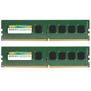 �V���R���p���[ SP Silicon Power�f�X�N�g�b�vPC�p������ DDR4-2400(PC4-19200) 16GB×2�� 288Pin 1.2V CL17 SP032