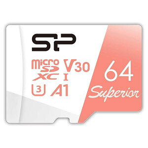 �V���R���p���[ SP Silicon PowermicroSD �J�[�h 64GB �yNintendo Switch ����m�F�ρz4K�Ή� class10 UHS-1 U3